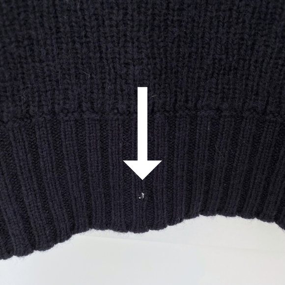 Vintage 100% Wool Nordic Style Knit Zip Up Sweater XL - Picture 9 of 11